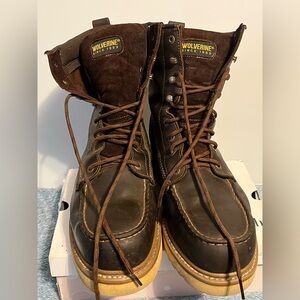 Wolervine Loader 8' Tall W10741 Steel Toe Men’s Boots size 12